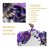 Travel Luggage Cover，Sugar Skull Girl In Decorative Flower Wreath，Washable Elastic Durable , With Concealed Zipper Suitcase Protector Fits For 29-32 Inch -XL.