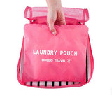 Packing Cubes Set,Mossio Waterproof 3 Packing Cubes and 3 Pouches Light Pink