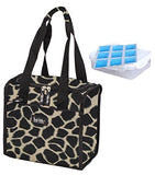 Nicole Miller 11" Insulated Lunch Box Portable Cooler Bag - Giraffe