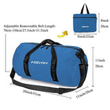 HEXIN Carry On Bag Travel Duffel Tote Unisex Weekender Bag Blue