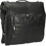 David King Leather 52" Deluxe Garment Bag In Black