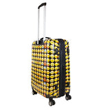 Ful Emoji 28in Spinner Rolling Luggage Suitcase Suitcase, Yellow