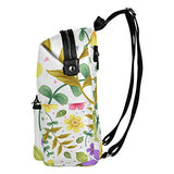 Colourlife Floral Pattern Stylish Casual Shoulder Backpacks Laptop School Bags Travel