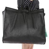 70" Bridal Wedding Gown Garment Bag Extra Large Foldable Portable Travel Dress Cover Hanging Luggage with Pockets for Womens, 8" Gusseted Black