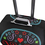 GIOVANIOR Sugar Skull Luggage Cover Suitcase Protector Carry On Covers