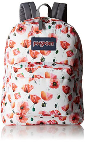 Jansport Womens Superbreak Multi Cali Poppy Backpack