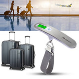 Luggage Scale MYCARBON Digital Scale,High Precision,Heavy Duty Weight Scale,Backlight Hanging Scale,Ultra Portable Scale,MAX 110lb/50kg Suitcase Scale for Travel,Household,Outdoor and Gifts