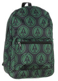 Green Arrow Backpack Dc Comics Character Logo Print