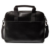 Ted Baker Men'S Morcor Leather Document Bag, Black