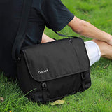 Gonex Multifunctional Shoulder Bag Commute and Travel, Black