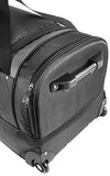 ful Xpedition 30in Rolling Duffel Bag, Retractable Pull Handle, Black/Grey, One Size