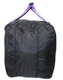 Boardingblue Personal Item Under Seat For The Airlines Of American, Frontier, Spirit, Black/Purple