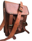 Vintage Craft Genuine 11 Inch Leather Shoulder Messenger Bag Ipad Satchel Bag