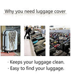 Bigcardesigns Spandex Luggage Protective Covers for 22"-25" Suitcase Elastic