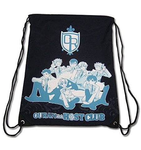 Ouran High School Host Club: Group Black Drawstring Bag