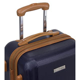 Dejuno Legion Hardside Spinner TSA Combination Lock Carry-on Suitcase-Navy