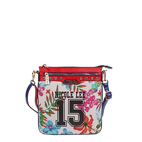 Nicole Lee Cross Body Bag, White, One Size