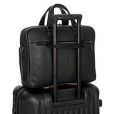 Bric's Torino Leather Laptop|Tablet Business Briefcase, Black One Size