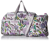 Vera Bradley Lighten Up Convertible Travel Bag, Lavender Botanical