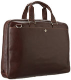 Boconi Tyler Tumbled Zipster in Coffee w/Khaki