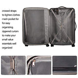 Fochier 3 piece Luggage Set Expandable Lightweight Spinner Suitcase with TSA Lock