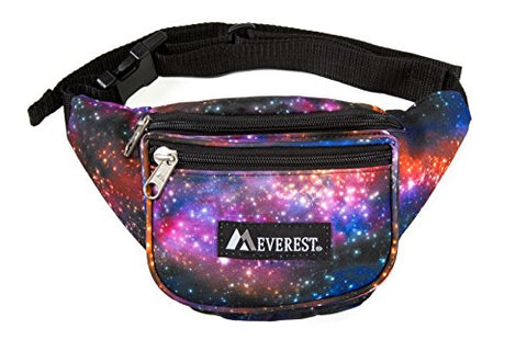 Everest Signature Pattern Waist Pack, Galaxy One Size