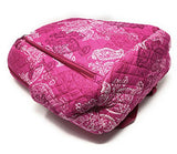Vera Bradley Laptop Backpack (Updated Version) With Solid Color Interiors (Stamped Paisley With