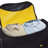 Travelers Club 30" ADVENTURE Double Packing Compartment Rolling Duffel, Yellow with Black Color Option