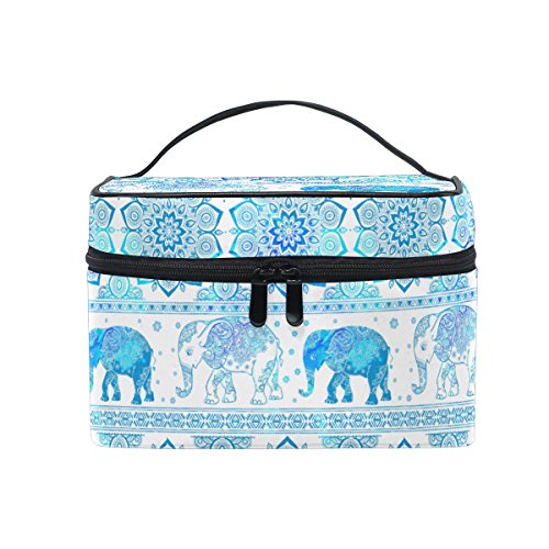 Shop Makeup Bag Blue Paisley Elephant Travel Luggage Factory Shop Makeup Bag Blue Paisley Elephant Travel Luggage Factory