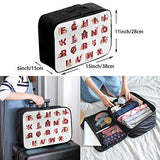 Travel Bags Collection Of Animal Alphabet From A To Z Portable Storage Trolley Handle Luggage Bag