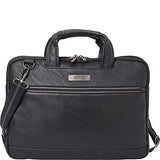 Kenneth Cole Reaction Faux Leather 16" Laptop Briefcase Black One Size