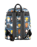 Loungefly Star Wars Chibi Death Star Battle Station Lineup Mini Backpack
