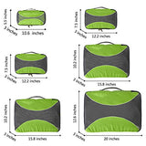 G4Free Packing Cubes 6pcs Set Travel Accessories Organizers Versatile Travel Packing Bags(Purple)