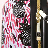 HALINA Bouffants & Broken Hearts Pineapples 3 Piece Set Luggage, Multicolor