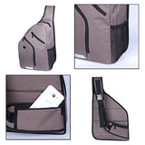 Youngerbaby Large Sturdy Crossbody Sling Bag Men Women Casual Travel Chest Bag