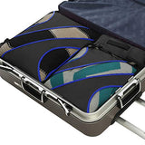4 Set Packing Cubes,Travel Luggage Packing Organizers with Laundry Bag