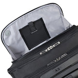 Delsey Luggage 4 Wheel Spinner Mobile Office-Exclusive Briefcase, Black, One Size