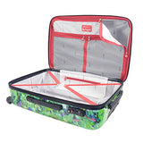 Mia Toro Prado Hardside Spinner Luggage Carry-on, Peace Love H.iness