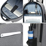 AUGUR Business Laptop Backpack, Anti Theft Slim Travel Computer Backpack with USB Charging Port,