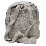 Backpack Purse Hemp Handmade with Pure Hemp and Cotton Lining