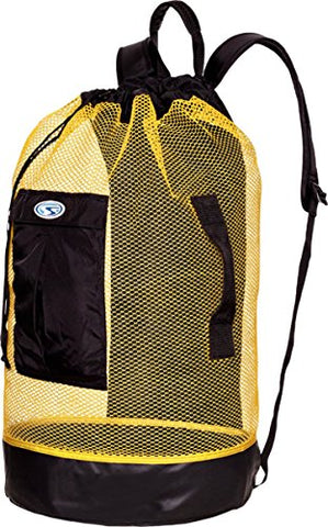 Stahlsac Panama Mesh Backpack - Black/Yellow