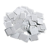 Baoblaze lot of 100 Round/ Square 25/15mm Magnets Empty Eyeshadow Palette Powder Pans Pot Storage