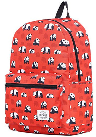 HotStyle TRENDYMAX Backpack for School Girls & Boys, Durable and Cute Bookbag with 7 Roomy Pockets, Panda