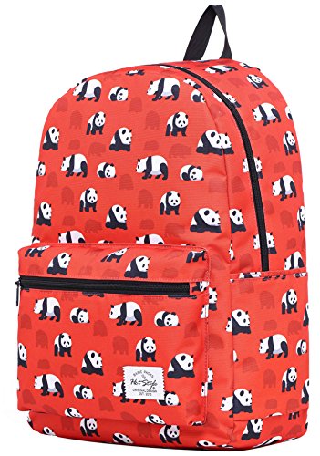 HotStyle TRENDYMAX Backpack for School Girls & Boys, Durable and Cute Bookbag with 7 Roomy Pockets, Panda