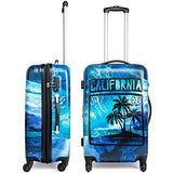 Maui and Sons California Expandable Hardside Spinner Luggage with TSA Lock (24")