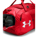 Under Armour Undeniable Duffle 4.0 Gym Bag, Red (600)/Silver, Medium