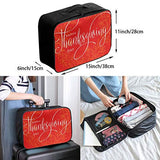 Travel Bags Happy Thanksgiving Day Portable Handbag Trolley Handle Luggage Bag