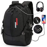 Cross Gear with USB Charging Port Laptop Backpack Anti-Theft Business School Travel Bag fit 15.6