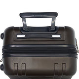 Gabbiano Luca 3 Piece Expandable Hardside Spinner Luggage Set (Black)