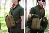 Tactical Military Sling Chest Pack Bag Molle Daypack Crossbody Shoulder Bag For Hunting (Jungle
